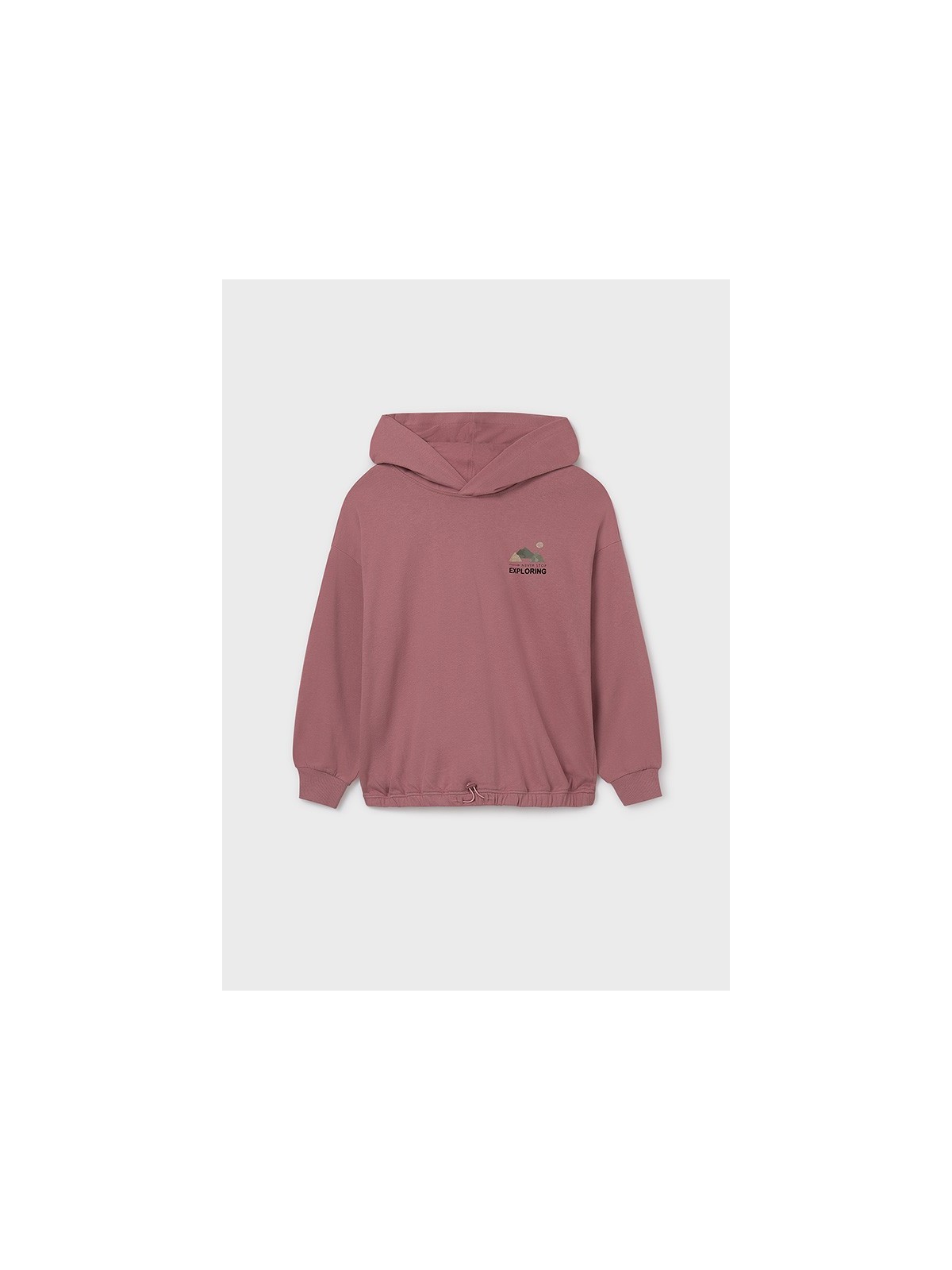MAYORAL BLUZA Z KAPTUREM DLA DZIEWCZYNKI FIOLET 7425/27
