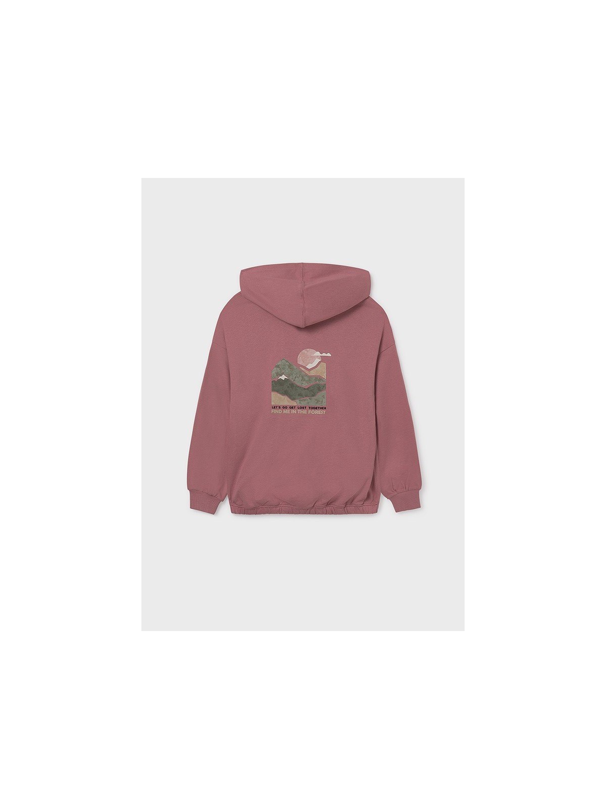MAYORAL BLUZA Z KAPTUREM DLA DZIEWCZYNKI FIOLET 7425/27