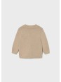 MAYORAL BABY SWETER KARDIGAN DLA CHŁOPCA Z DOMIESZKĄ LNU BEŻOWY 2418/88
