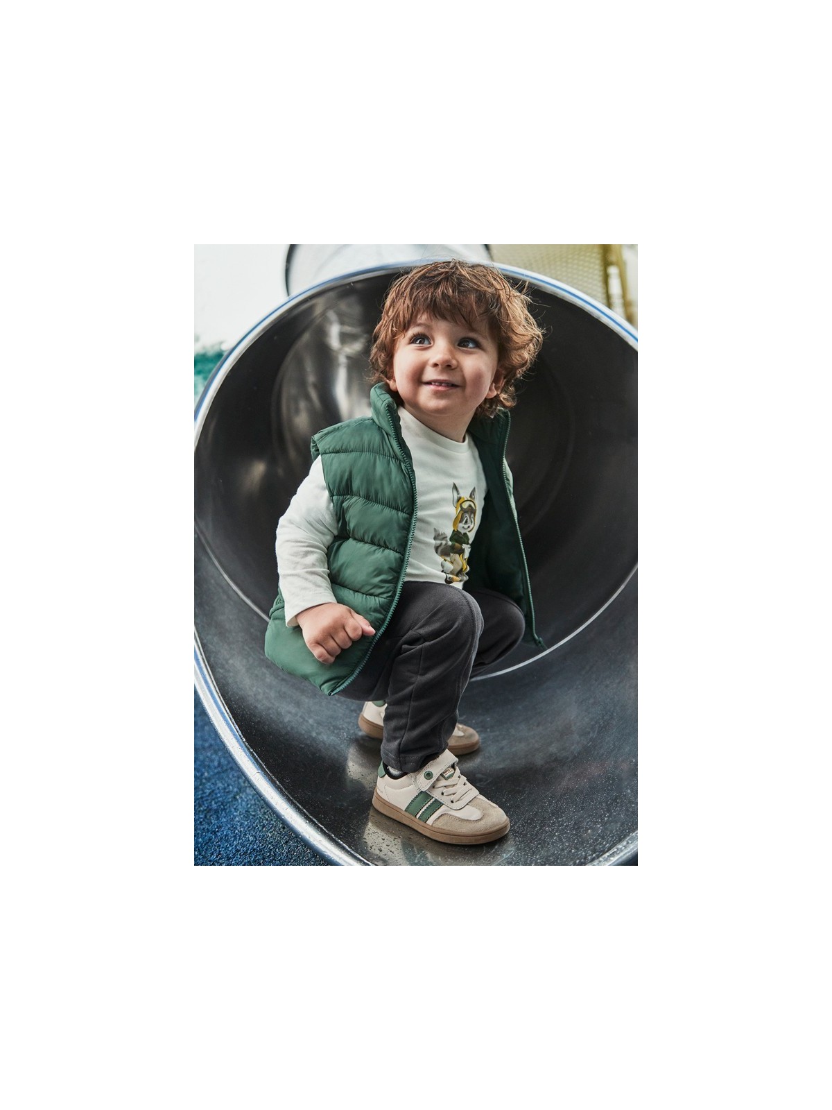 MAYORAL BABY KOMPLET DRES BLUZA SPODNIE DRESOWE I  KAMIZELKA 2649/20