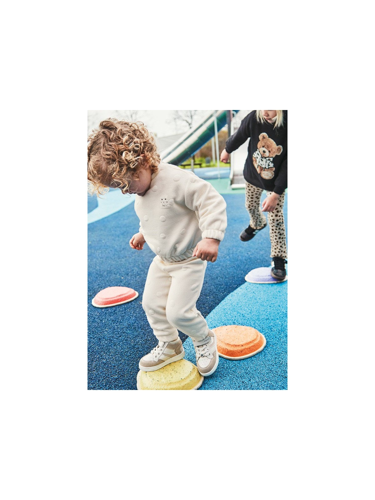 MAYORAL BABY KOMPLET DRES DLA DZIEWCZYNKI KREM 2844/56