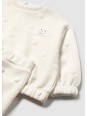 MAYORAL BABY KOMPLET DRES DLA DZIEWCZYNKI KREM 2844/56