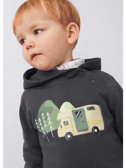 MAYORAL BABY BLUZA Z KAPTUREM DLA CHŁOPCA  2416/83