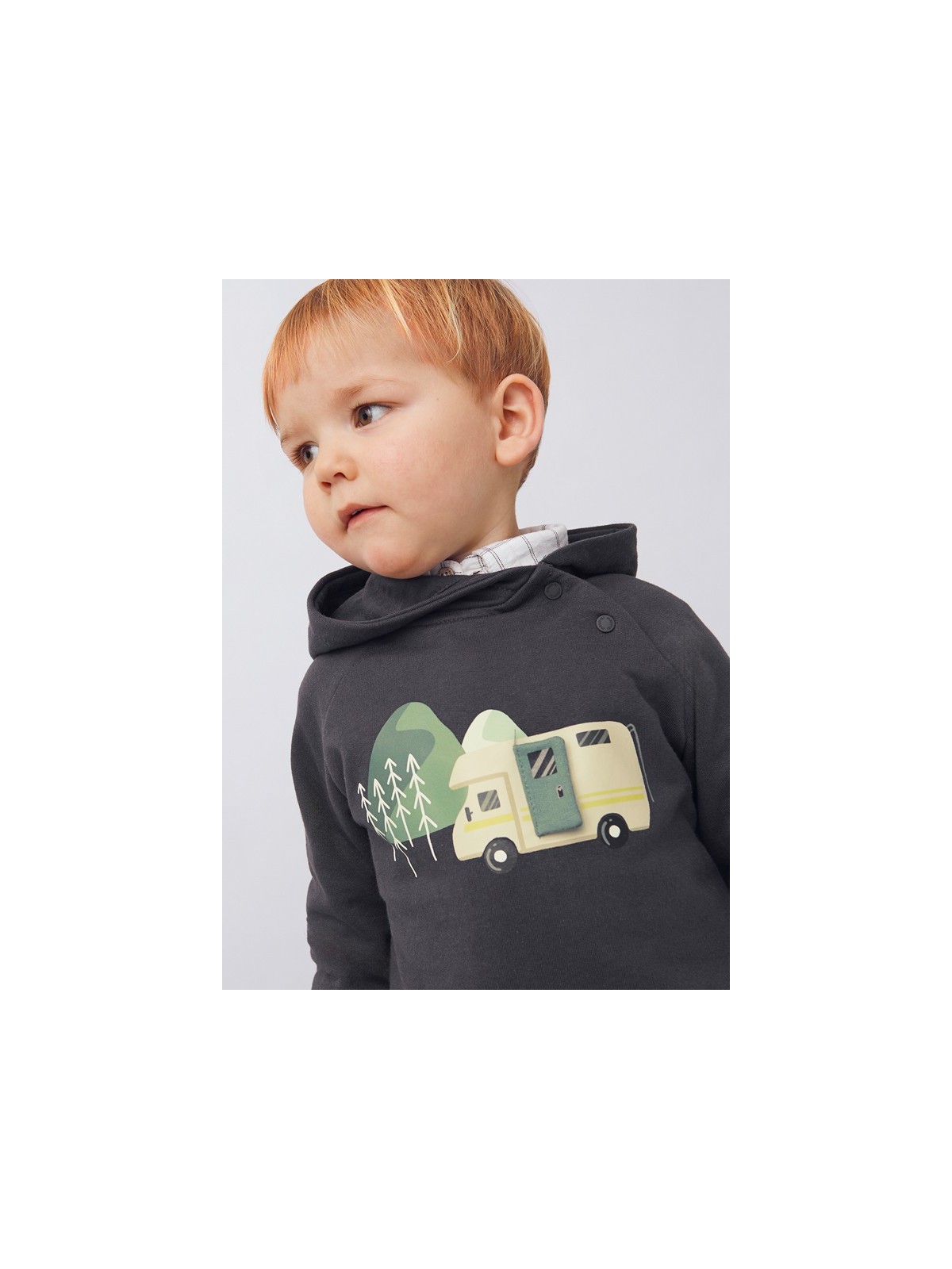 MAYORAL BABY BLUZA Z KAPTUREM DLA CHŁOPCA  2416/83