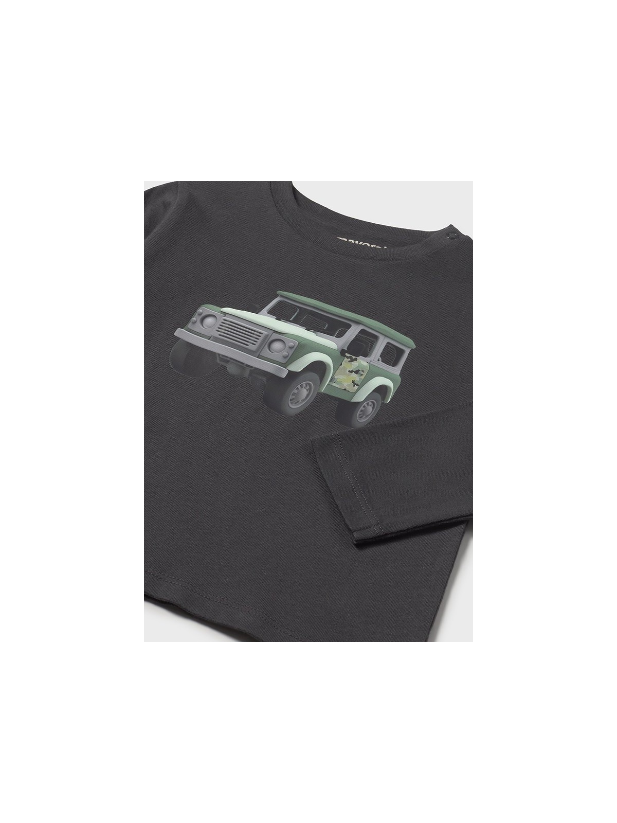 MAYORAL BABY KOSZULKA  NA DŁUGI RĘKAW DLA CHŁOPCA Z AUTEM 2066/25