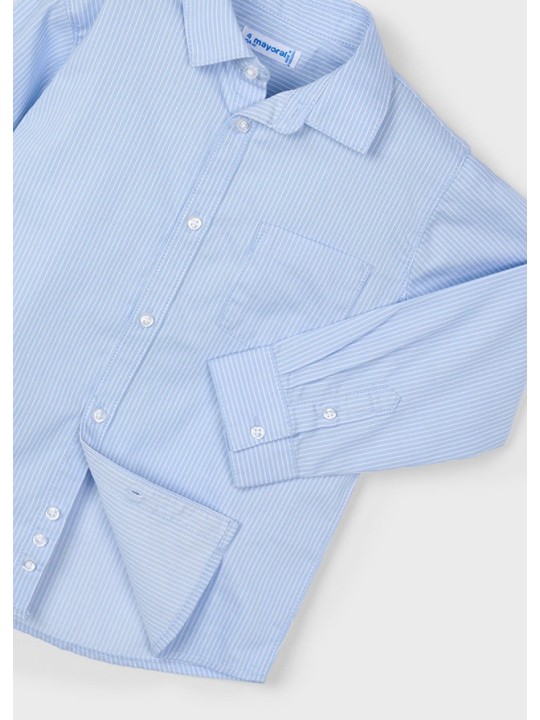 MAYORAL KOSZULA BŁĘKITNA W PASECZKI 146/82