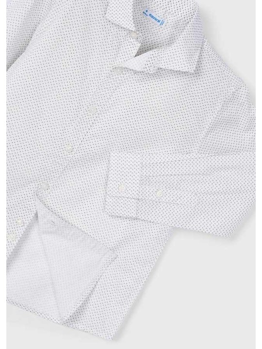 MAYORAL KOSZULA DLA CHŁOPCA Z NADRUKIEM GEOMETRYCZNYM 4129/39