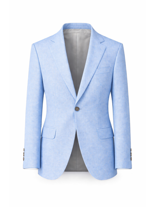 GIOVANNI PERA GARNITUR BŁĘKITNY MARYNARKA KAMIZELKA SPODNIE 37/653