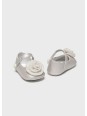 MAYORAL NEWBORN BUTY BUCIKI NIECHODKI DLA DZIEWCZYNKI  KWIATEK PANTOFELKI 9960/80