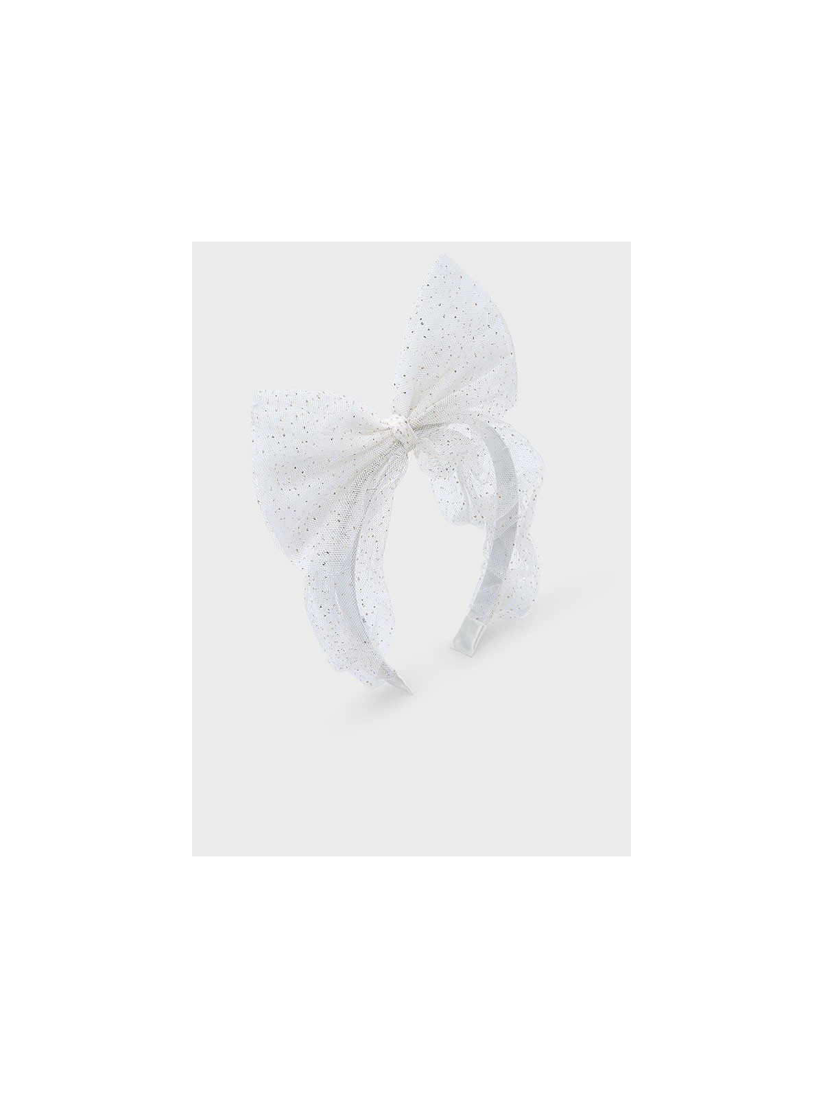 MAYORAL OPASKA NA WŁOSY DLA DZIEWCZYNKI Z KOKARDĄ W ZŁOTE KROPECZKI 10078/11