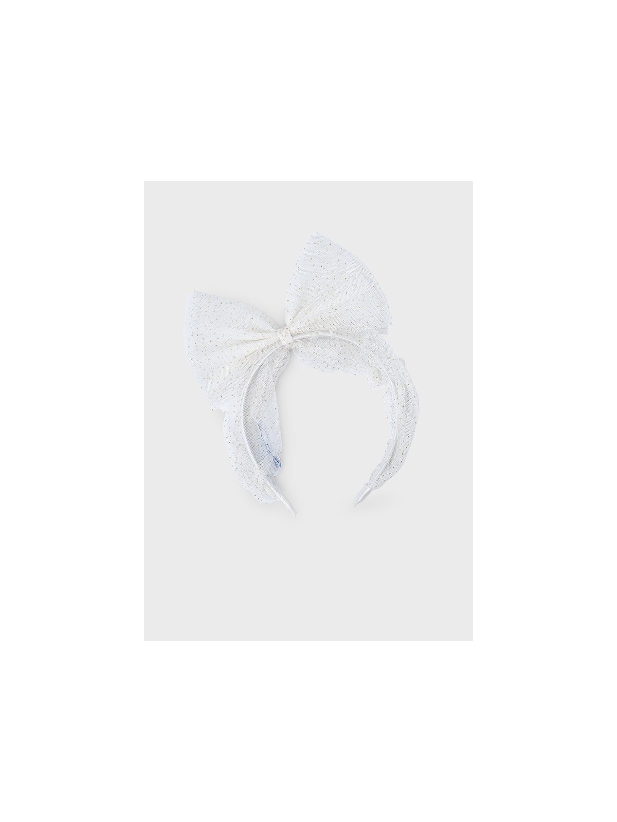 MAYORAL OPASKA NA WŁOSY DLA DZIEWCZYNKI Z KOKARDĄ W ZŁOTE KROPECZKI 10078/11