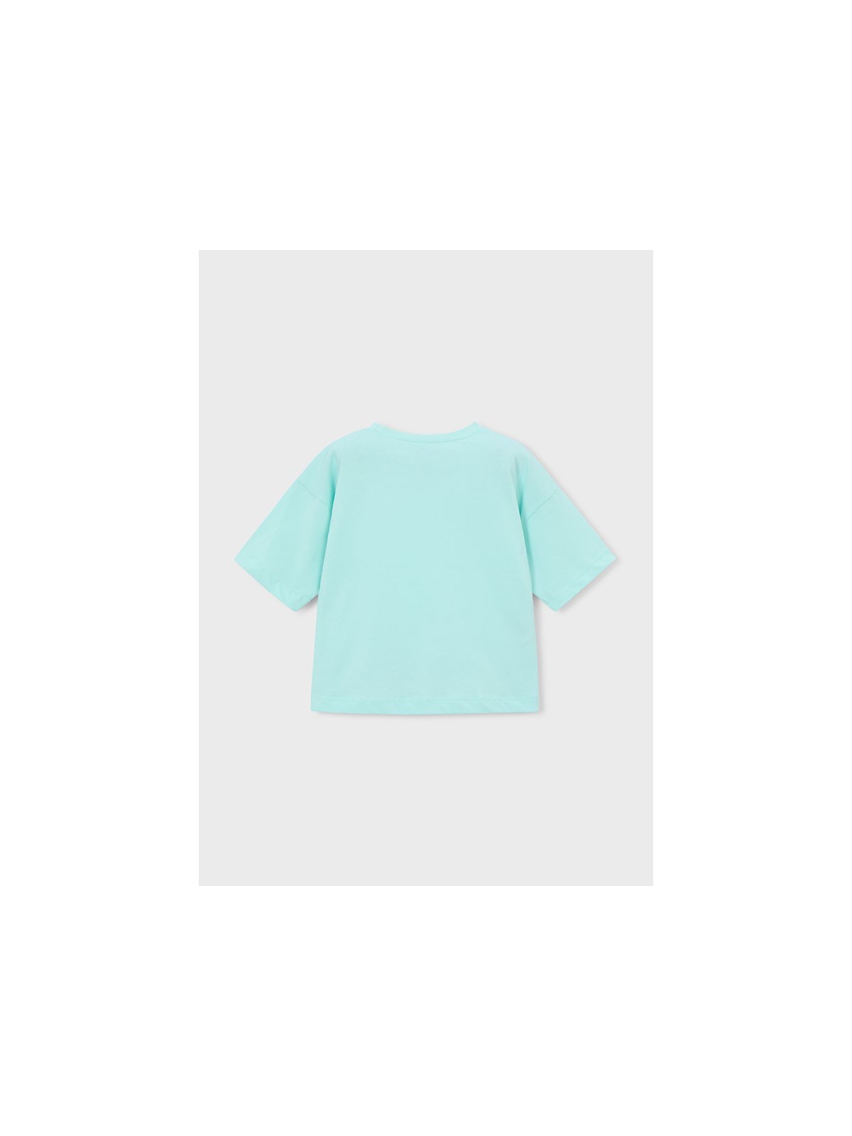 MAYORAL BLUZKA T-SHIRT KOSZULKA NA KRÓTKI RĘKAW DLA DZIEWCZYNKI TURKUS 3016/22