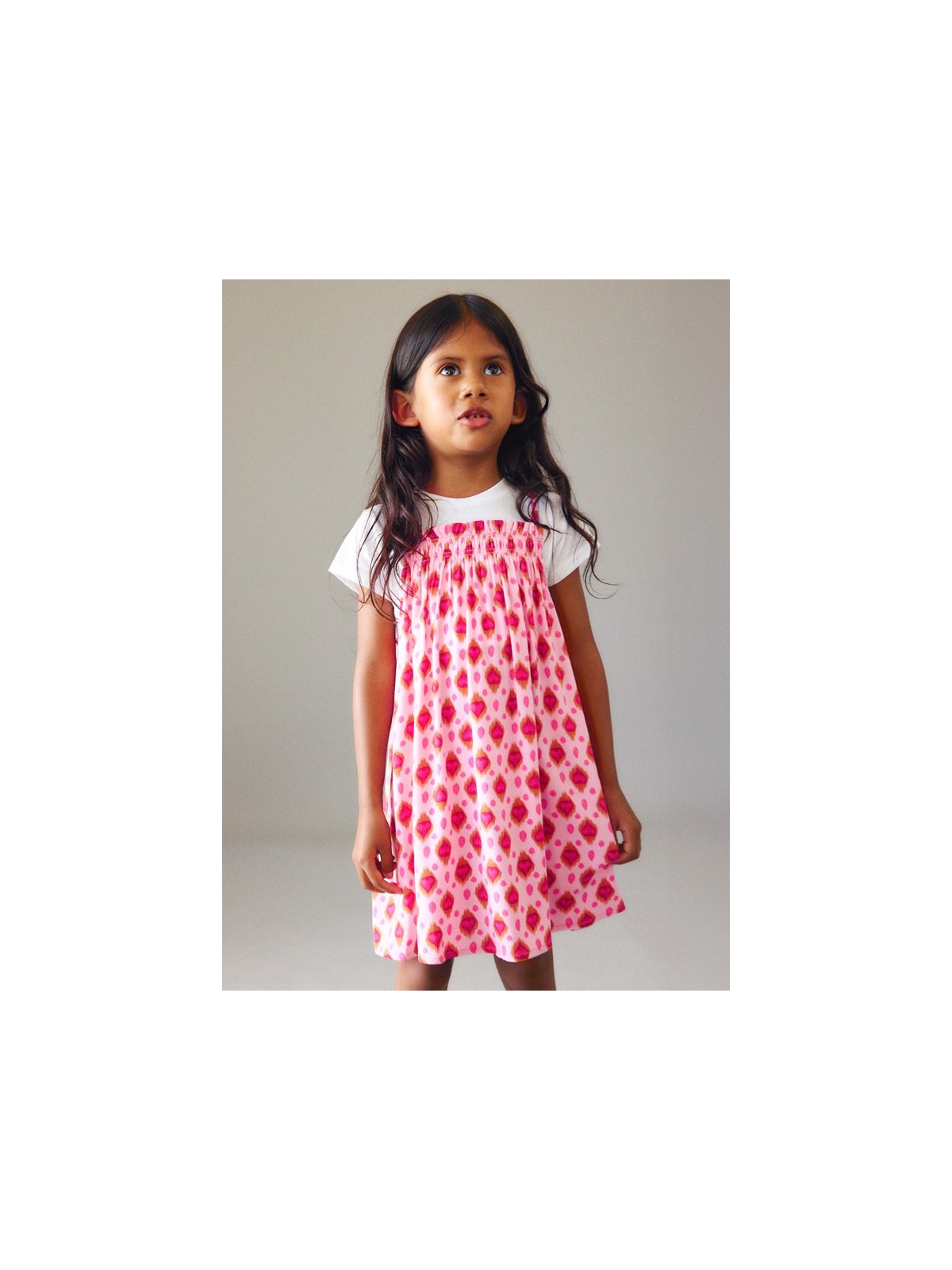 MAYORAL SUKIENKA  DLA DZIEWCZYNKI NA KRÓTKI RĘKAW 3933/64