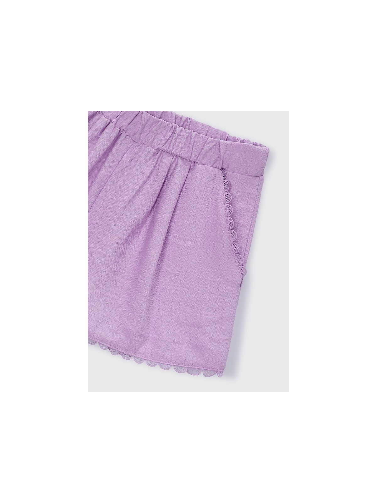 MAYORAL KRÓTKIE SPODENKI BAWEŁNIANE DLA DZIEWCZYNKI FIOLET 3222/47