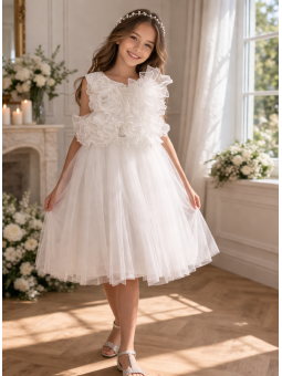 LIU OLIWIA COUTURE SUKIENKA NA RAMIĄCZKACH  DLA DZIEWCZYNKI WIZYTOWA KOMUNIJNA 3183