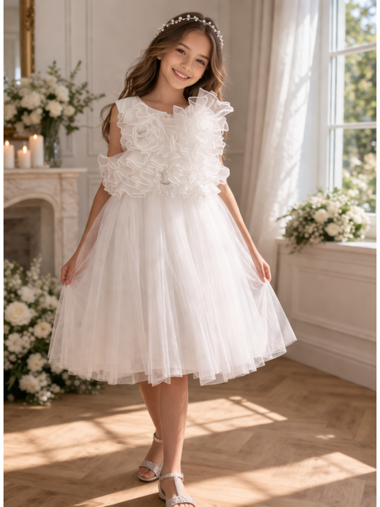 LIU OLIWIA COUTURE SUKIENKA NA RAMIĄCZKACH  DLA DZIEWCZYNKI WIZYTOWA KOMUNIJNA 3183