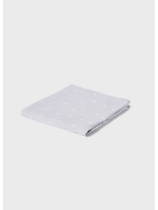 MAYORAL NEWBORN KOCYK Z WISKOZY DLA NIEMOWELĘCIA SZARY W GĄSKI 9052/19