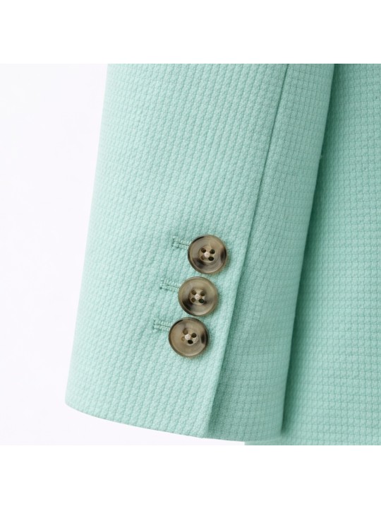 GIOVANNI PERA GŁADKA MARYNARKA DLA CHŁOPCA MIĘTOWA  37/538 SIX-SEVEN