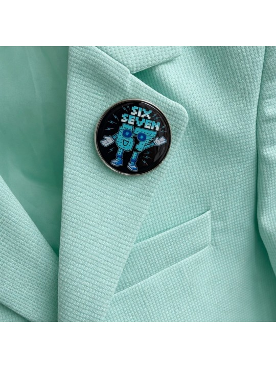 GIOVANNI PERA GŁADKA MARYNARKA DLA CHŁOPCA MIĘTOWA  37/538 SIX-SEVEN