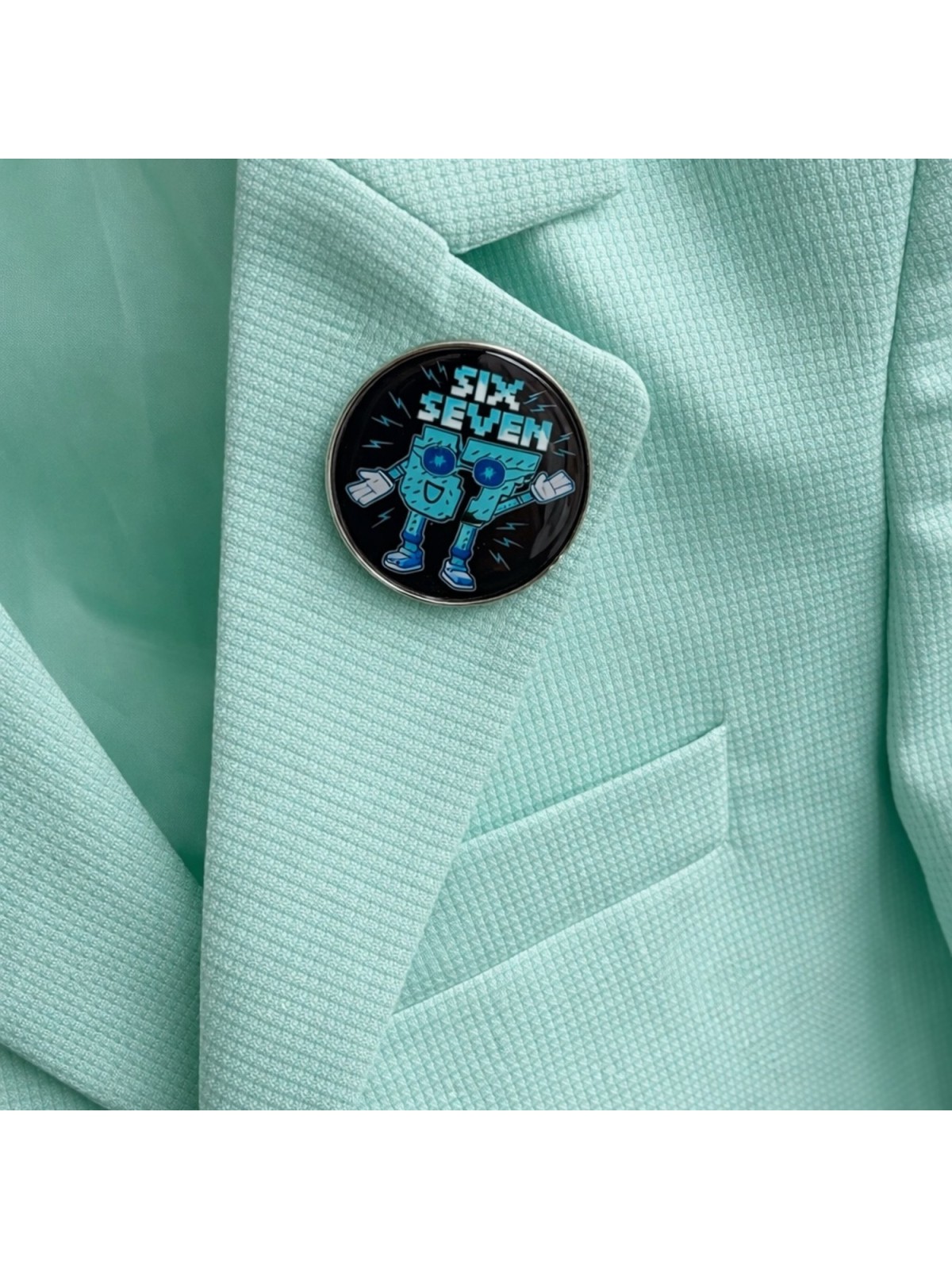 GIOVANNI PERA GŁADKA MARYNARKA DLA CHŁOPCA MIĘTOWA  37/538 SIX-SEVEN