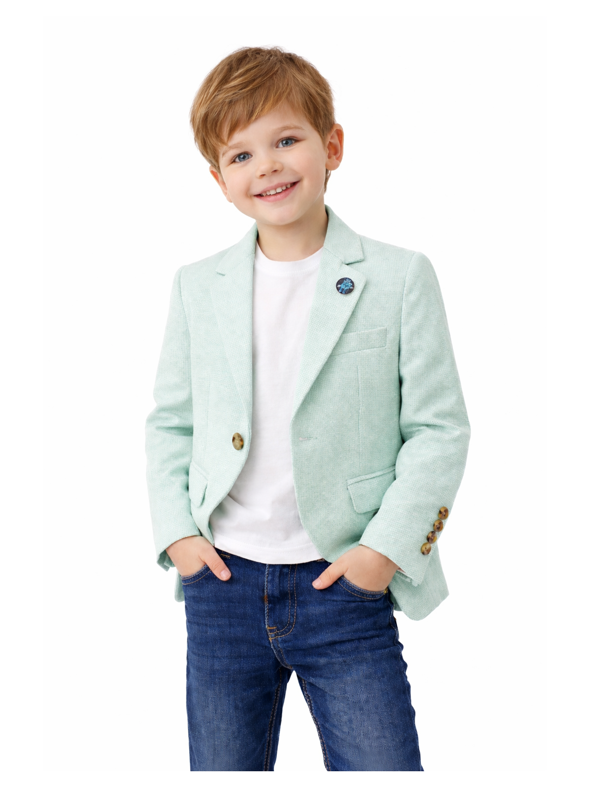 GIOVANNI PERA GŁADKA MARYNRKA DLA CHŁOPCA MIĘTOWA  37/538