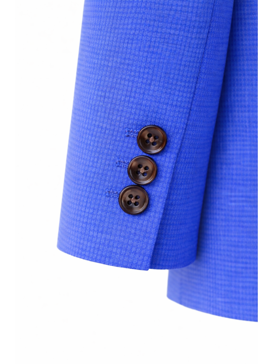 GIOVANNI PERA GŁADKA MARYNARKA DLA CHŁOPCA CHABROWA  SIX-SEVEN 37/538