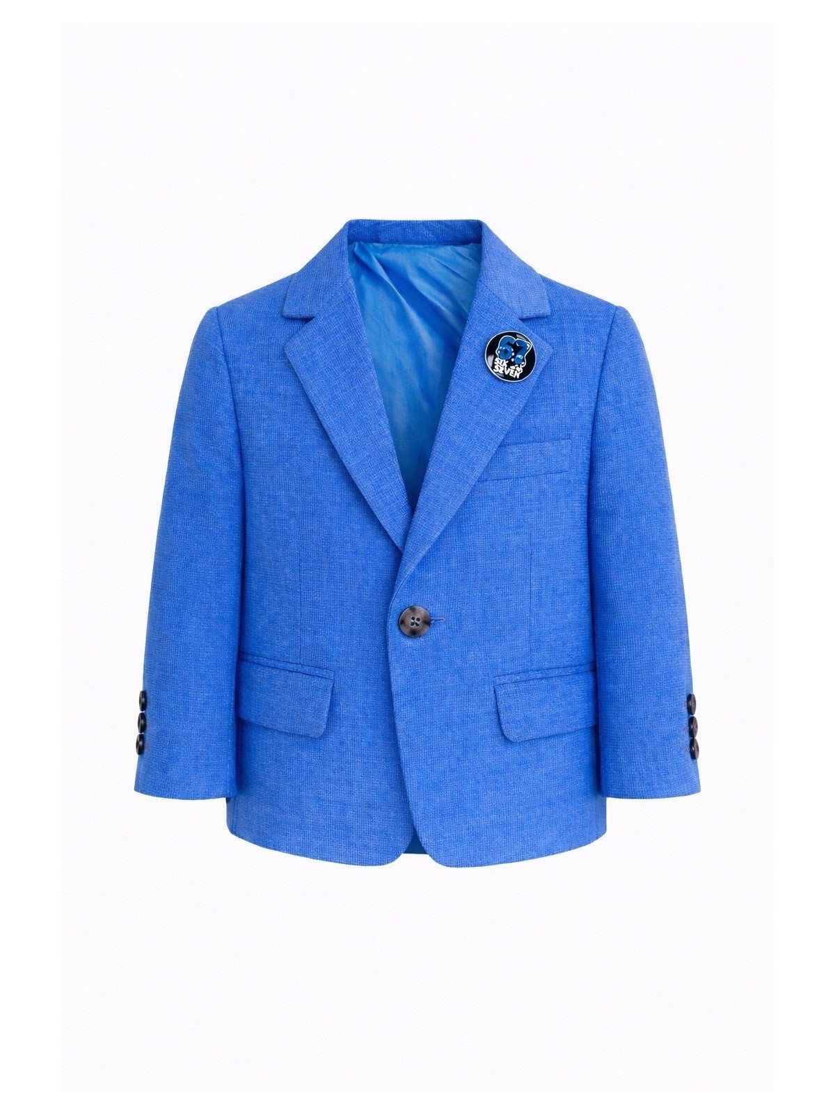 GIOVANNI PERA GŁADKA MARYNARKA DLA CHŁOPCA CHABROWA  SIX-SEVEN 37/538