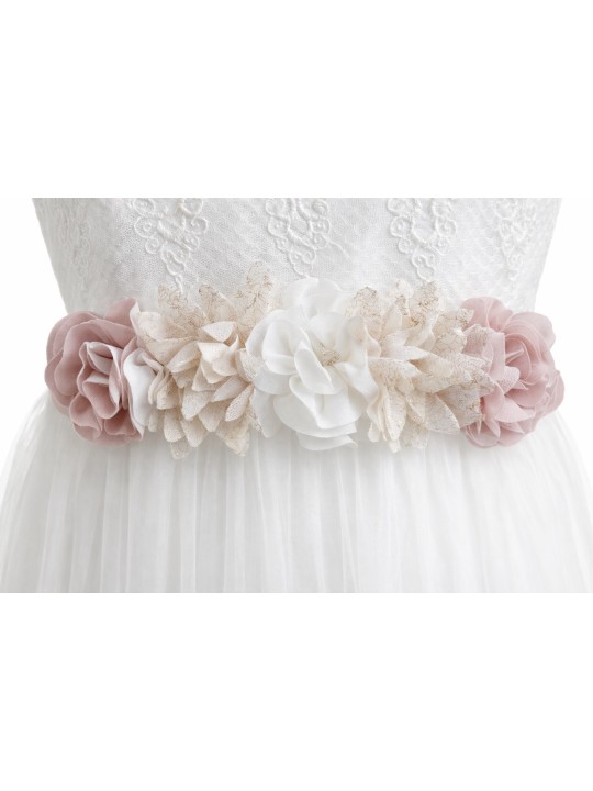 JOLIN KIDS  SUKIENKA NA RAMIĄCZKACH  DLA DZIEWCZYNKI WIZYTOWA KOMUNINIJNA 2248