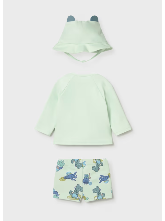 MAYORAL NEWBORN KOMPLET KĄPIELOWY Z OCHRONĄ UV  40 + 1619/33