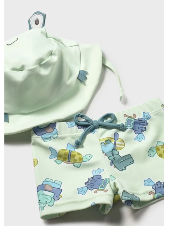 MAYORAL NEWBORN KOMPLET KĄPIELOWY Z OCHRONĄ UV  40 + 1619/33