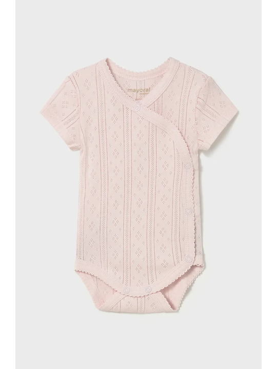 k MAYORAL NEWBORN BODY NIEMOWLĘCE NA KRÓTKI RĘKAW RÓŻOWE 1701/80