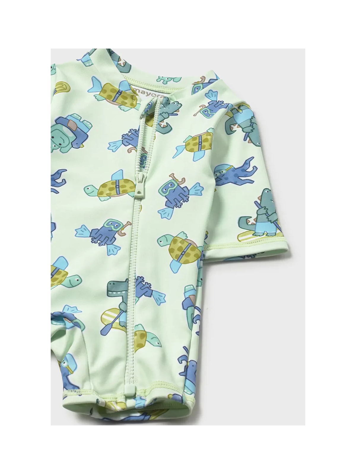 MAYORAL NEWBORN KOMPLET KĄPIELOWY KOMBINEZON PLUS KAPELUSZ OCHRONĄ UV  40 + 1620/38