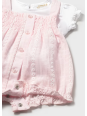MAYORAL NEWBORN RAMPERS PAJAC  DLA DZIEWCZYNKI RÓŻOWO BIAŁY W KWIATUSZKI 1638/42