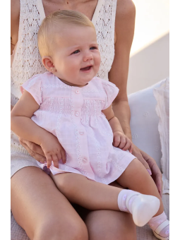 MAYORAL NEWBORN SUKIENKA DLA DZIEWCZYNKI Z MAJTKAMI  RÓŻOWA W KWIATUSZKI 1805/42