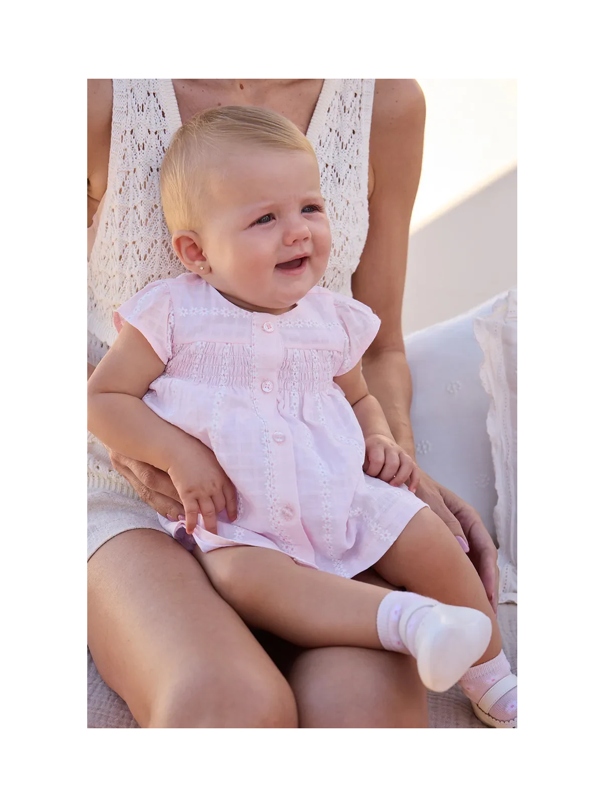 MAYORAL NEWBORN SUKIENKA DLA DZIEWCZYNKI Z MAJTKAMI  RÓŻOWA W KWIATUSZKI 1805/42