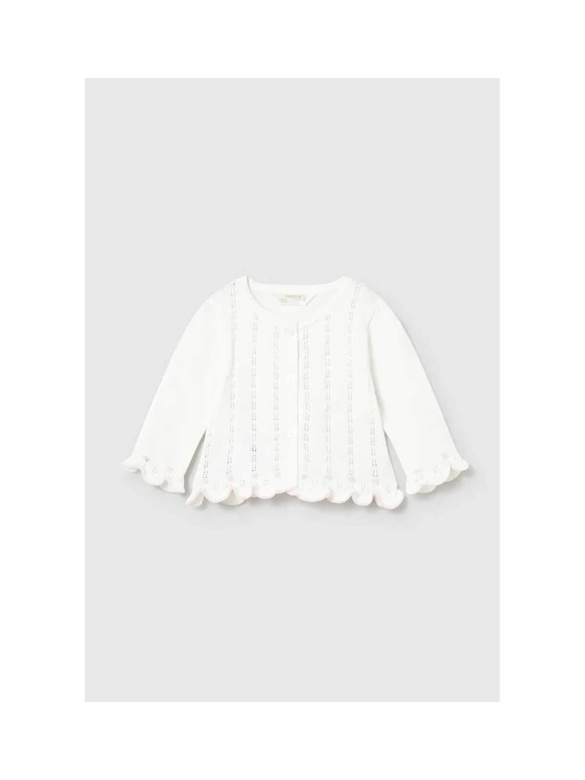 MAYORAL NEWBORN  KOMPLET BLUZKA SPODENKI RÓŻOWE BIAŁA BLUZECZKA I SWETEREK 1507/84