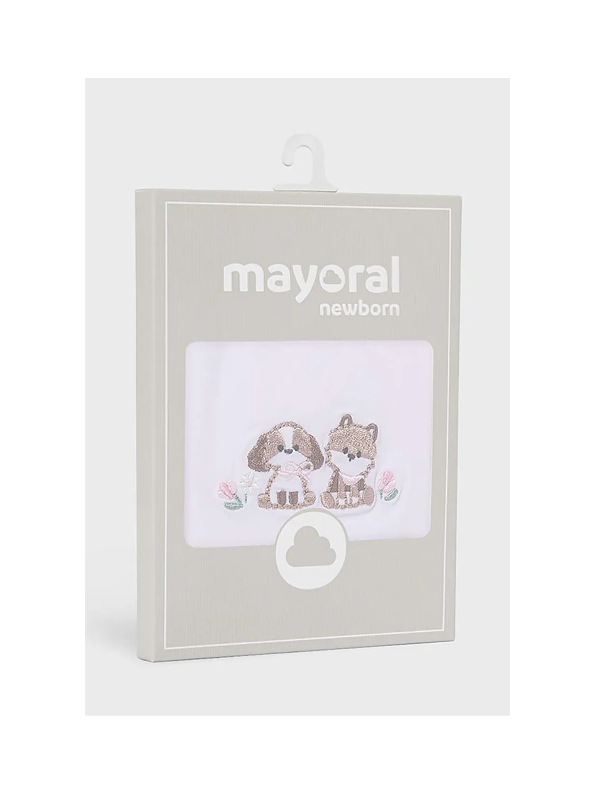 MAYORAL NEWBORN ZESTAW DWÓCH ŚLINIACZKÓW DLA DZIEWCZYNKI 9077/44