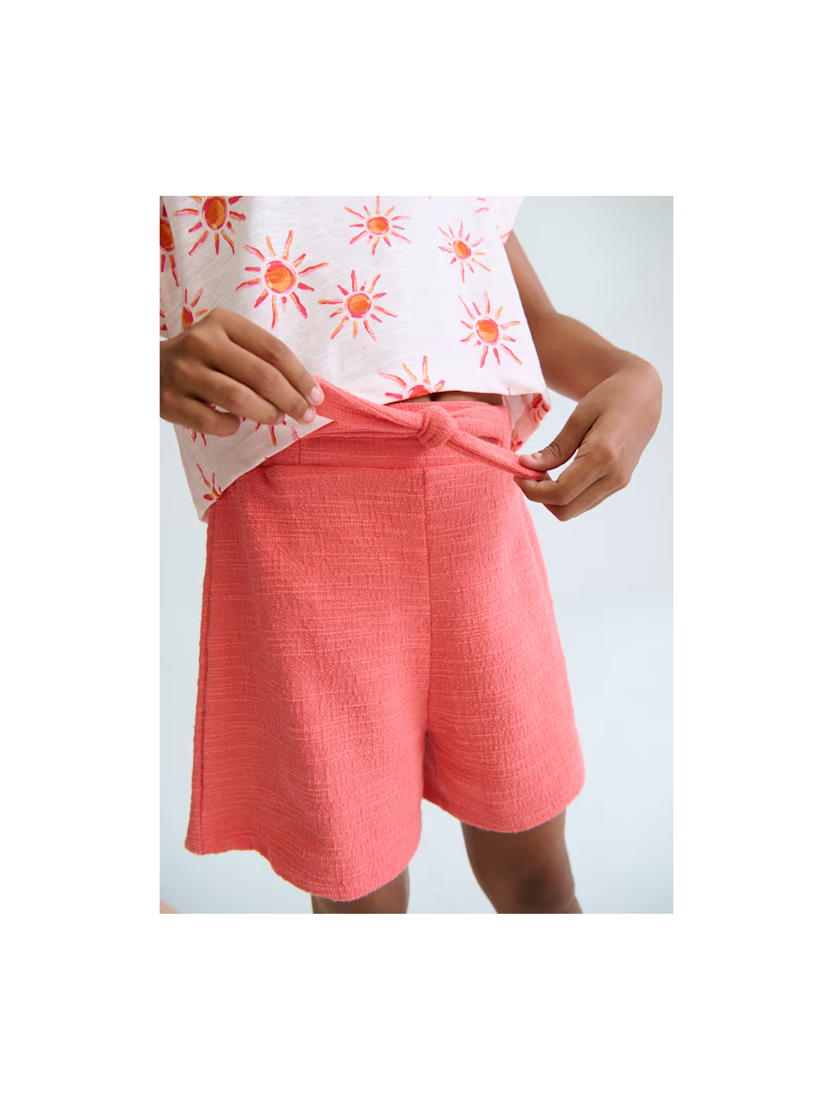 MAYORAL KRÓTKIE SPODENKI DLA DZIEWCZYNKI KORALOWE  6206/58