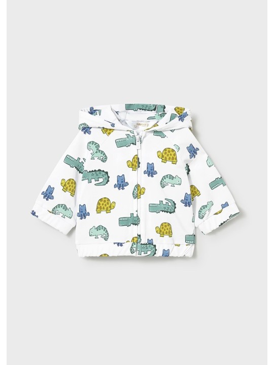 MAYORAL NEWBORN KOMPLET BLUZA ROZPINANA KOSZULKA Z KRÓTKIM RĘKAWEM I SPODNIE DRESOWE 1893/30