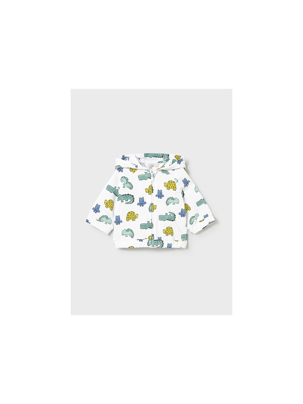 MAYORAL NEWBORN KOMPLET BLUZA ROZPINANA KOSZULKA Z KRÓTKIM RĘKAWEM I SPODNIE DRESOWE 1893/30