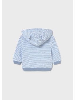 MAYORAL NEWBORN KOMPLET BLUZA ROZPINANA KOSZULKA Z KRÓTKIM RĘKAWEM I SPODNIE DRESOWE 1892/94