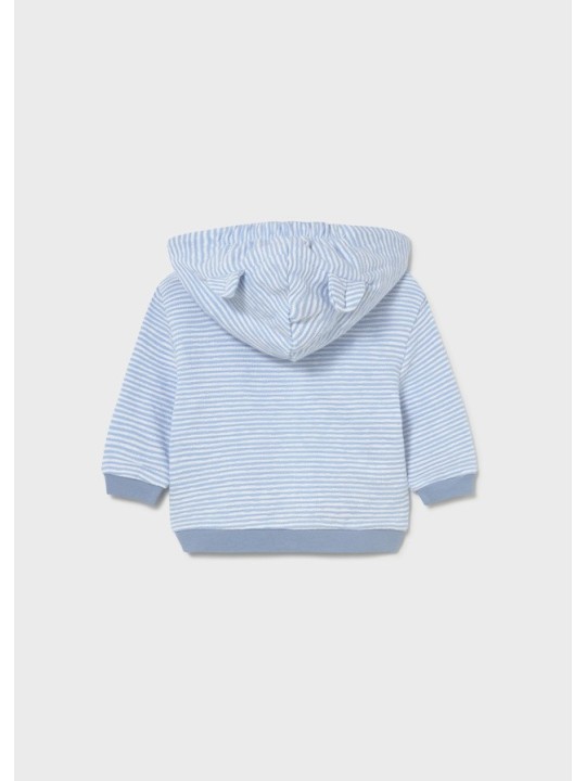 MAYORAL NEWBORN KOMPLET BLUZA ROZPINANA KOSZULKA Z KRÓTKIM RĘKAWEM I SPODNIE DRESOWE 1892/94