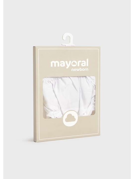 MAYORAL NEWBORN MAJTKI ZAKRYWAJĄCE PIELUSZKĘ Z  FALBANKAMI 9008/35