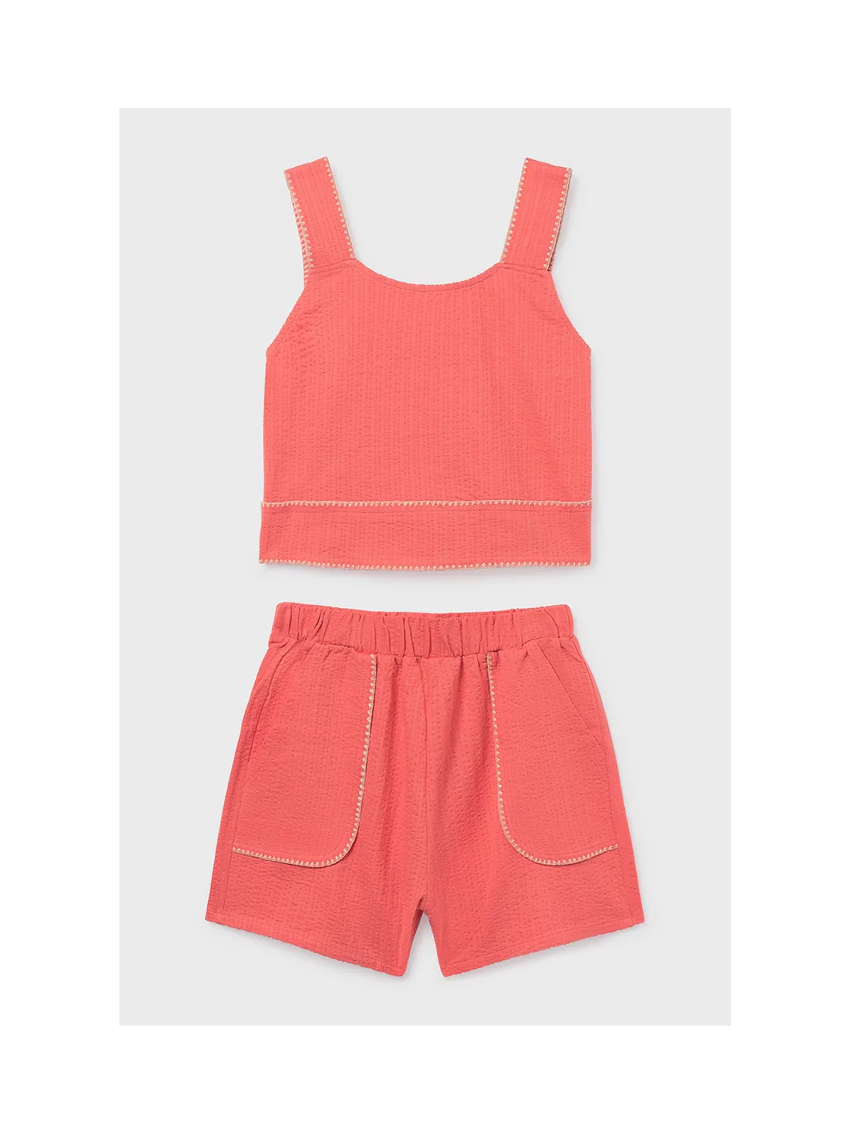 MAYORAL KOMPLET LETNI  DLA DZIEWCZYNKI TOP PLUS SPODENKI 6213/68