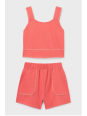MAYORAL KOMPLET LETNI  DLA DZIEWCZYNKI TOP PLUS SPODENKI 6213/68