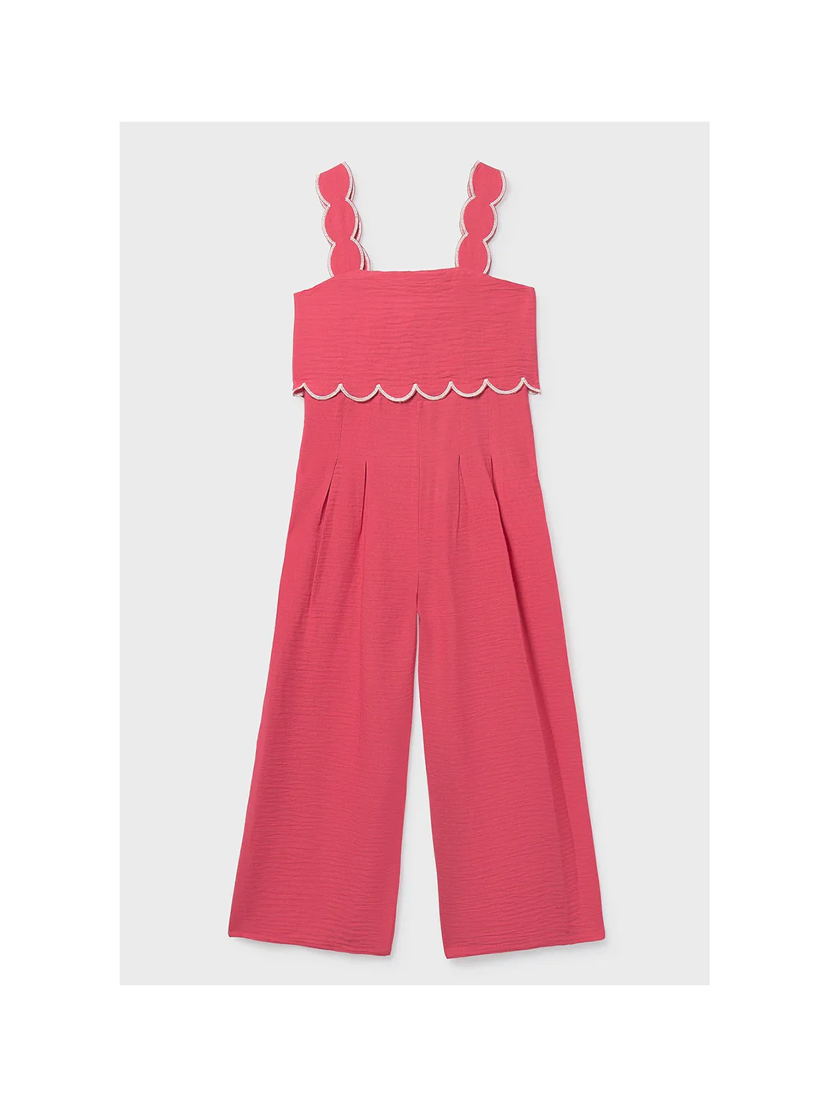 MAYORAL KOMBINEZON DLA DZIEWCZYNKI NA RAMIĄCZKACH KORALOWY 6872/78