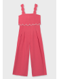 MAYORAL KOMBINEZON DLA DZIEWCZYNKI NA RAMIĄCZKACH KORALOWY 6872/78