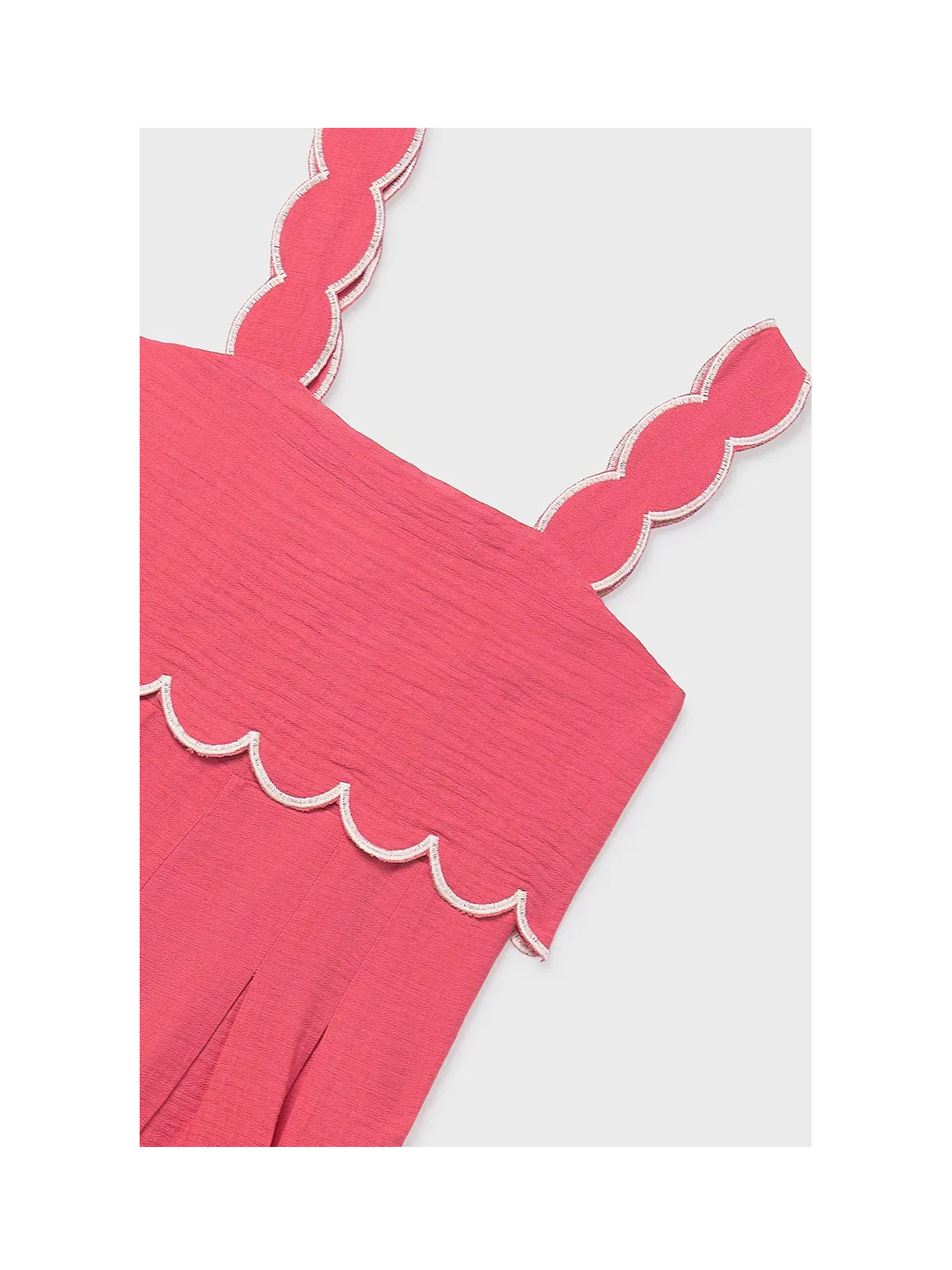 MAYORAL KOMBINEZON DLA DZIEWCZYNKI NA RAMIĄCZKACH KORALOWY 6872/78