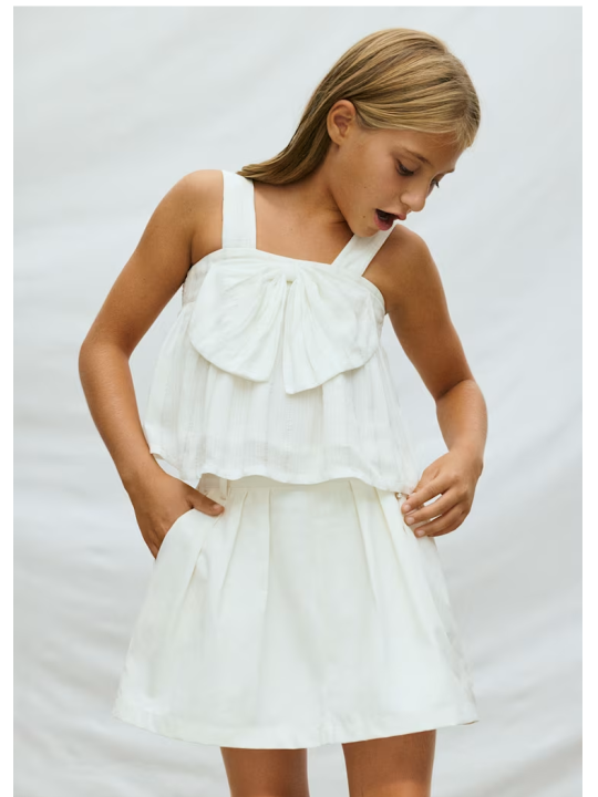 MAYORAL SPÓDNICO SPODENKI DLA DZIEWCZYNKI KREM 6902/34