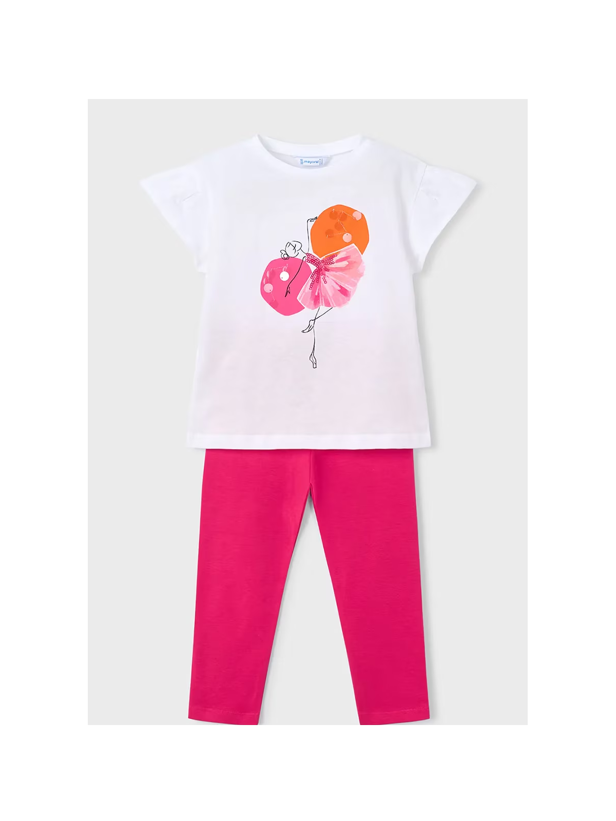 MAYORAL KOMPLET DLA DZIEWCZYNKI BLUZKA LEGINSY 3726/95